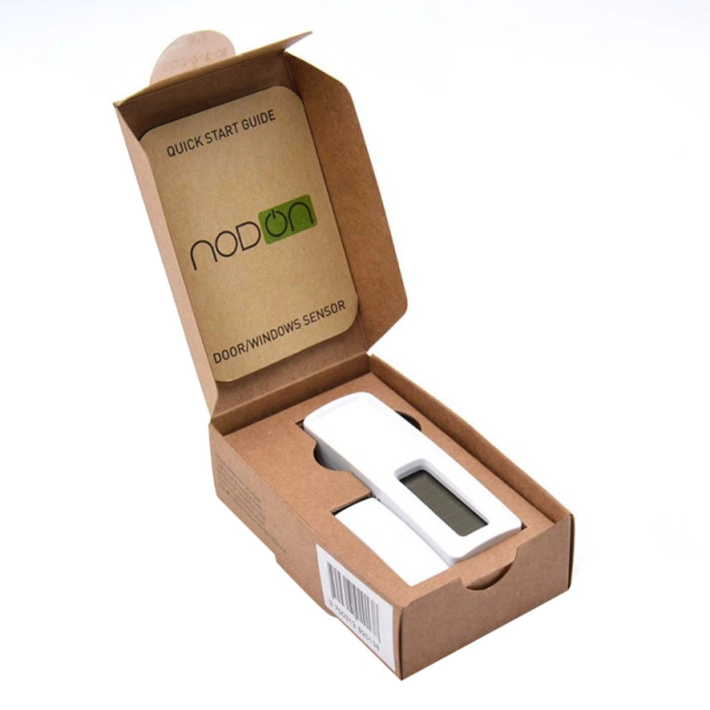 Sensore di apertura wireless compatibile EnOcean Bianco NODON