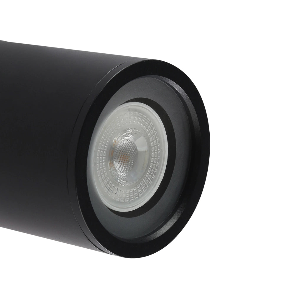 Plafoniera esterna Tormi Italux GU10 35W nera IP54