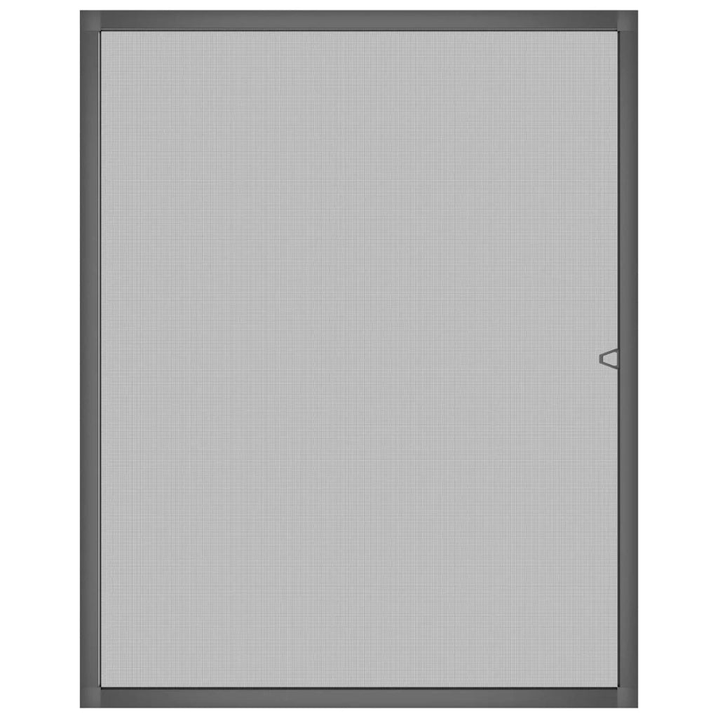 Zanzariera per finestre Antracite 110 x 130 cm CFW2099875