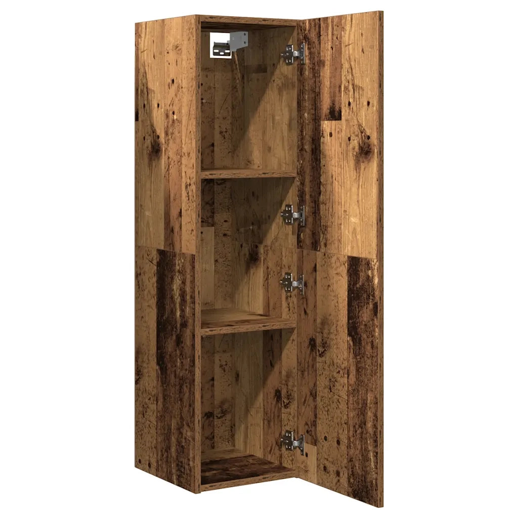 Mobile TV | Armadietto TV | Mobile Porta TV Legno Antico 30,5x30x110 cm Legno Multistrato