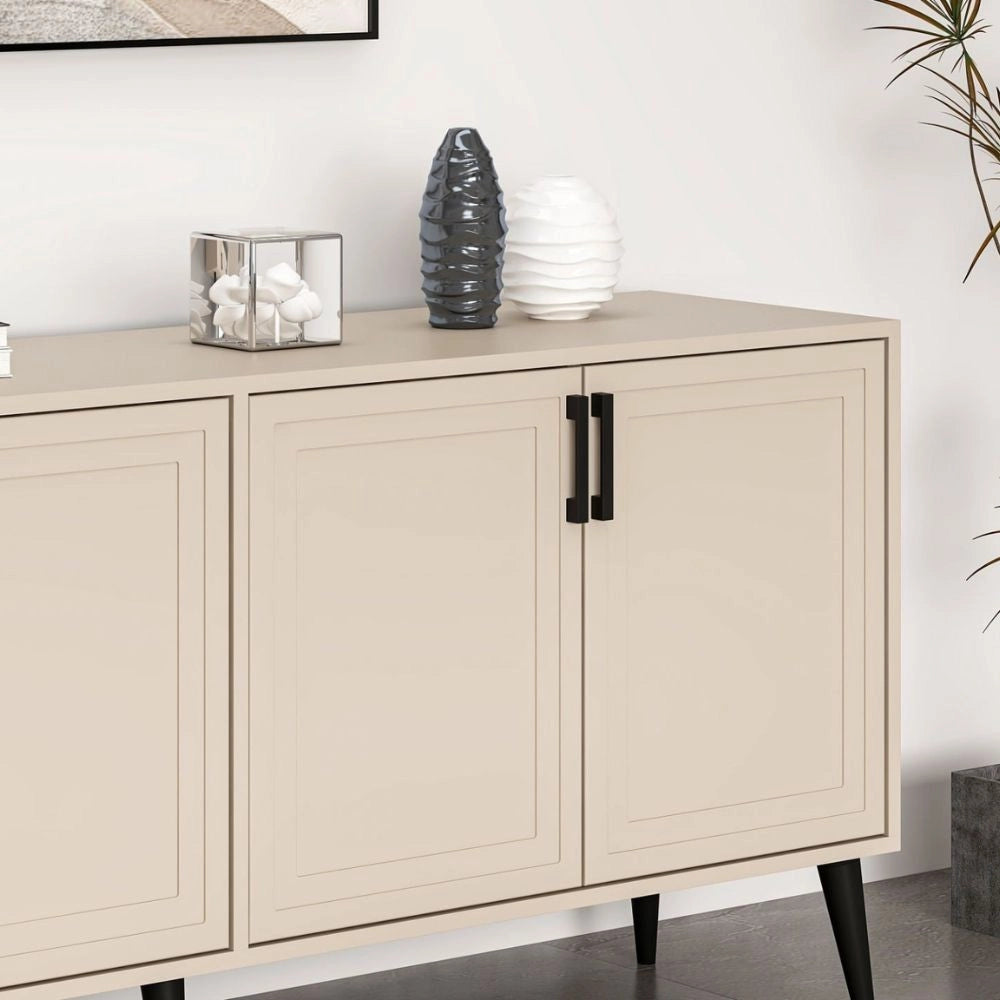Madia Prime colore cashmere 180x45x80H - Eleganza e funzionalità per la tua casa