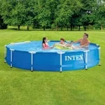 Intex PISCINA TONDA FRAME TELAIO PORTANTE CON POMPA FILTRO  Ø cm. 366x76 h