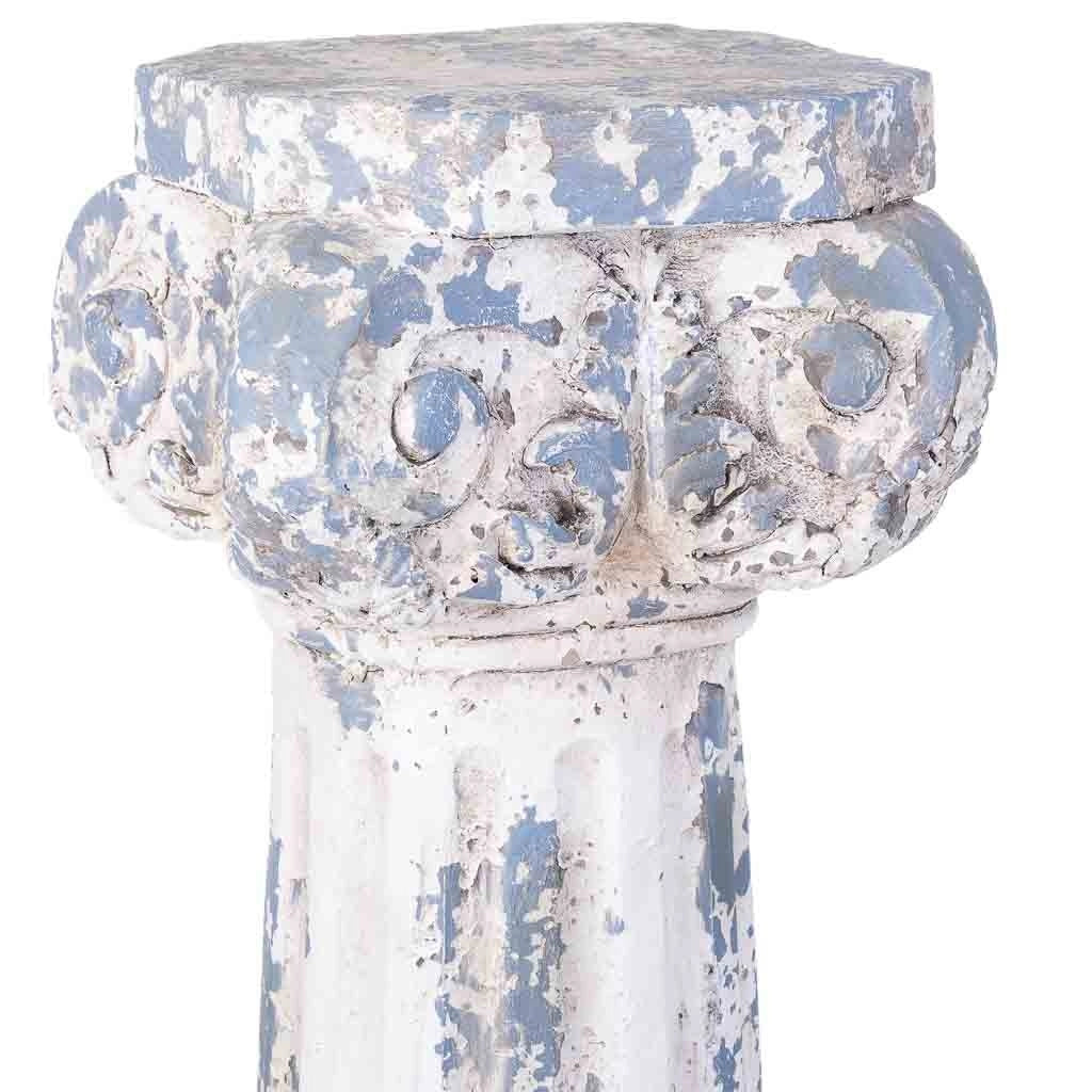 Colonna decorativa color pietra, 29x29x82h cm