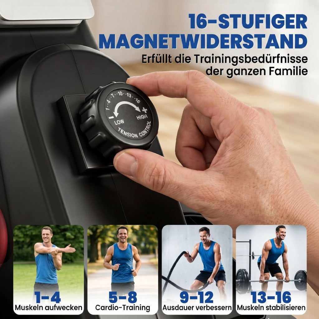 Vogatore Magnetico Silenzioso ¨C zephmum ¨C 16 Livelli di Resistenza con App e LCD Display