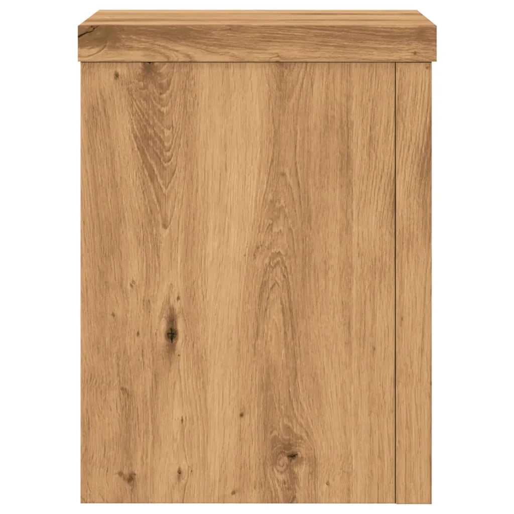 Portavasi mobili per fiori set da 2 fatti a mano legno ingegnerizzato marrone 02_0045296