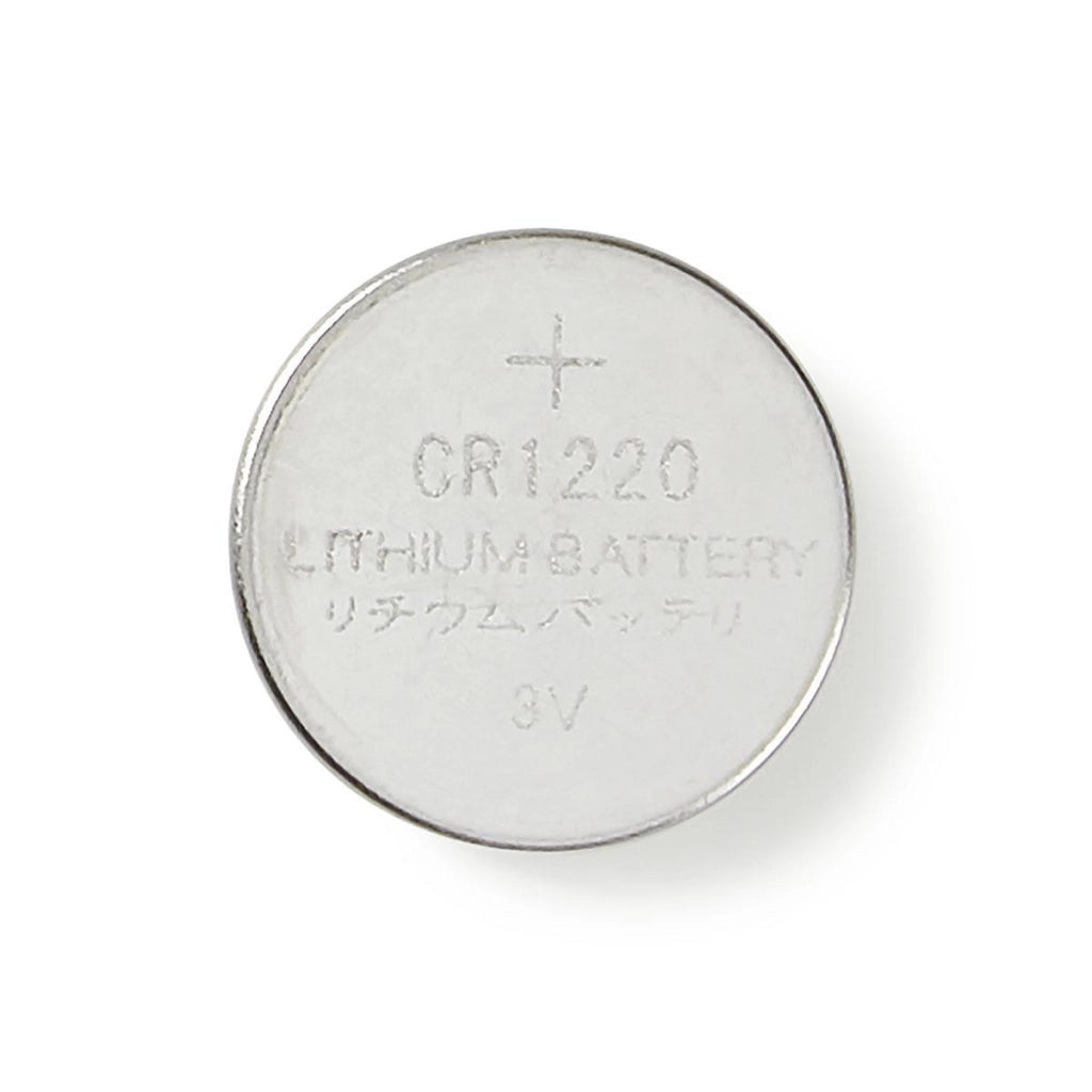 Confezione di 5 batterie a bottone al litio CR1220 3V DC pronte all'uso  Nedis