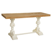Tavolo da soggiorno in legno marrone 150x60x72h