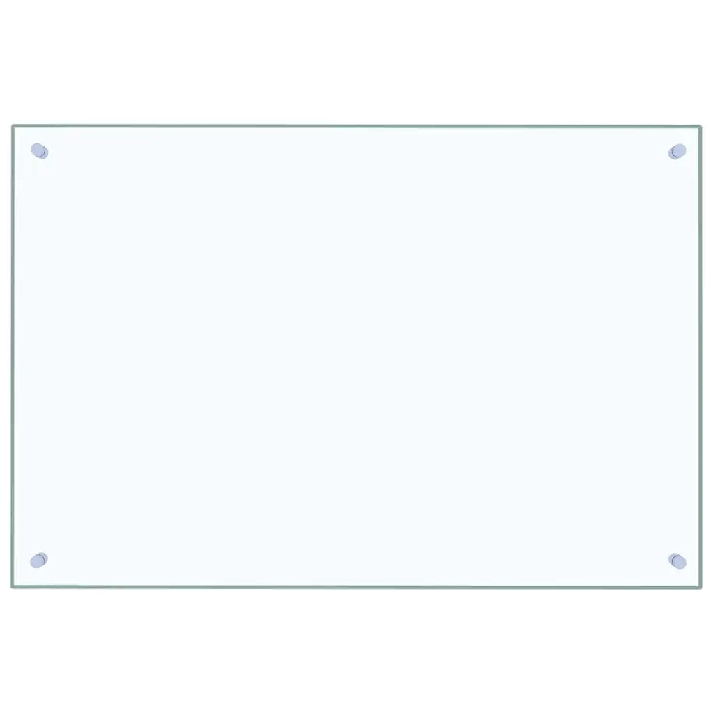 Schienale da cucina 2 pcs Trasparente 90 x 60 cm