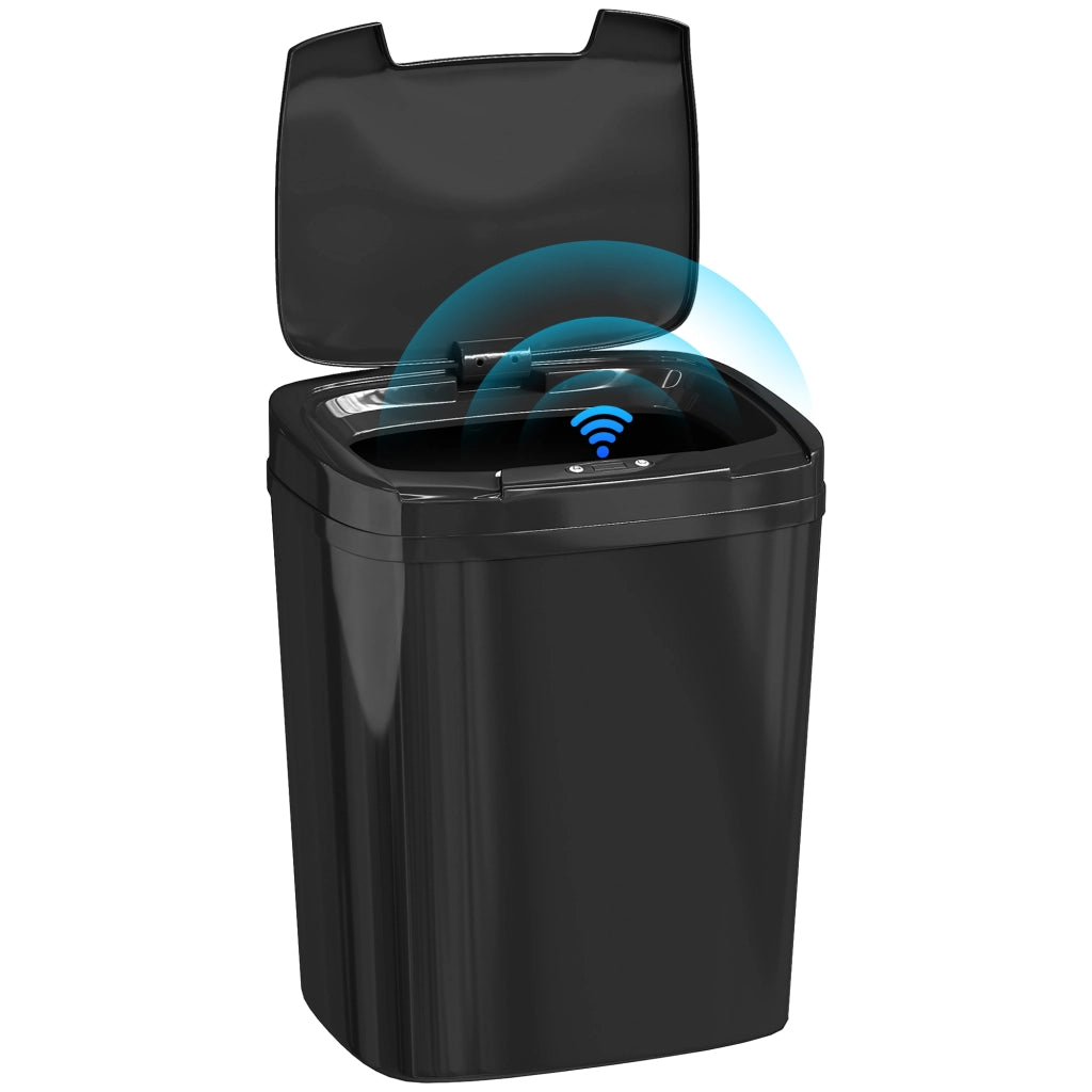 Cestino per Rifiuti Automatico 15 Litri con Sensore ¨C zephmum ¨C Nero