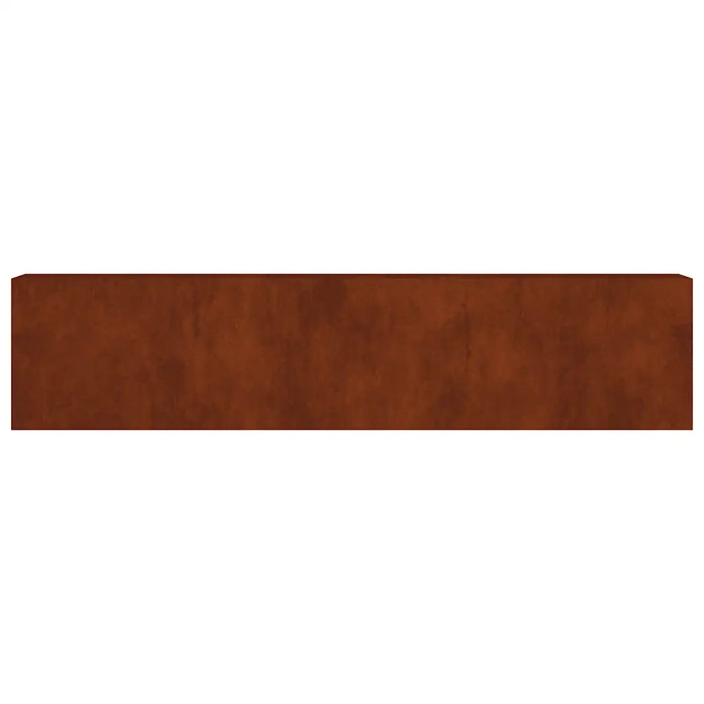Fioriera Rialzata da Giardino 360x40x80 cm in Acciaio Corten 824529