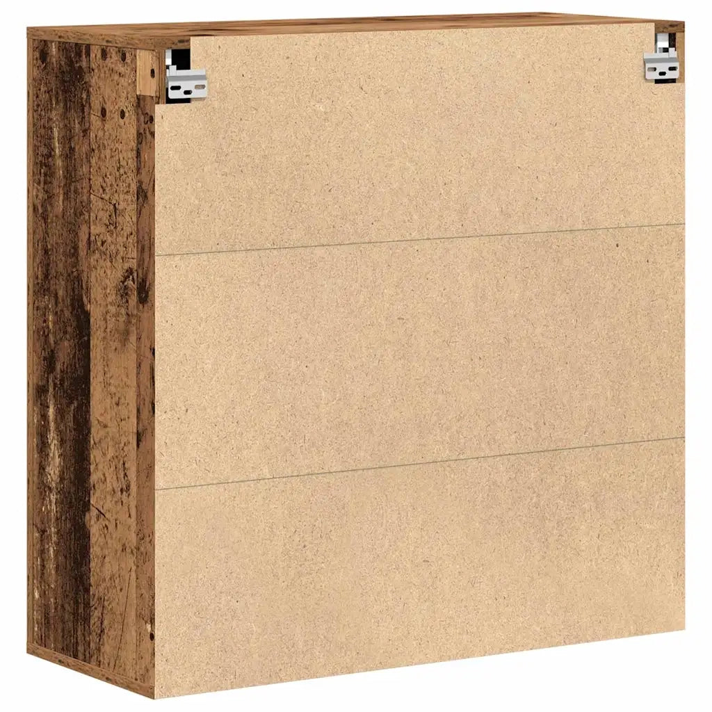 Armadietto a muro con lo scaffale Legno vecchio 80 x 33 x 80 cm 862114