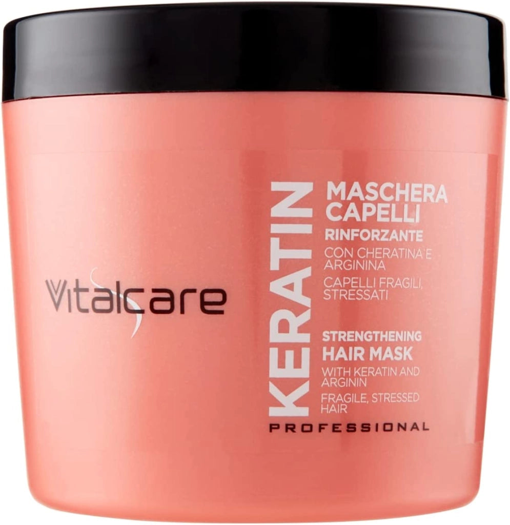 VITALCARE MASCHERA RINFORZANTE PER CAPELLI DA 500ML CON CHERATINA
