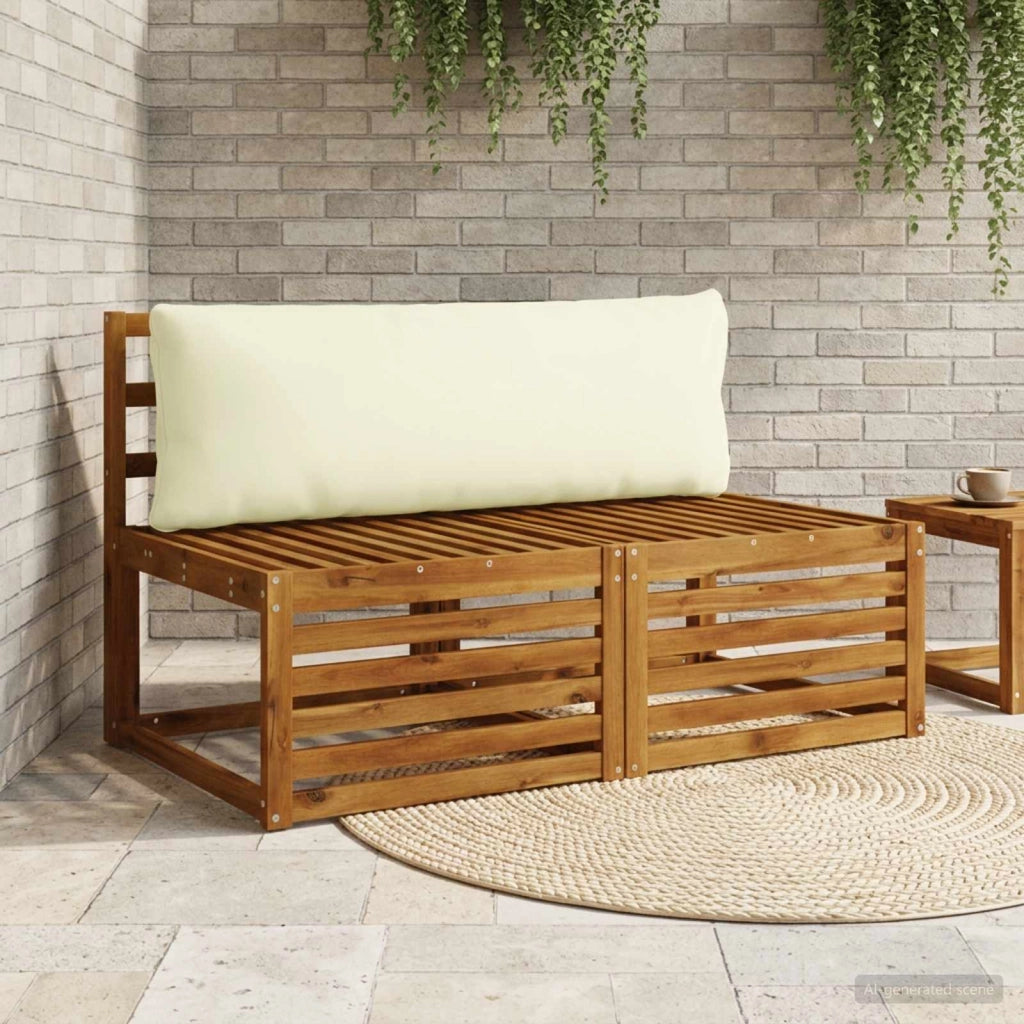 Cuscino per Schiena a 1 Pezzo PUTTEN 100% Poliestere Crema 947038