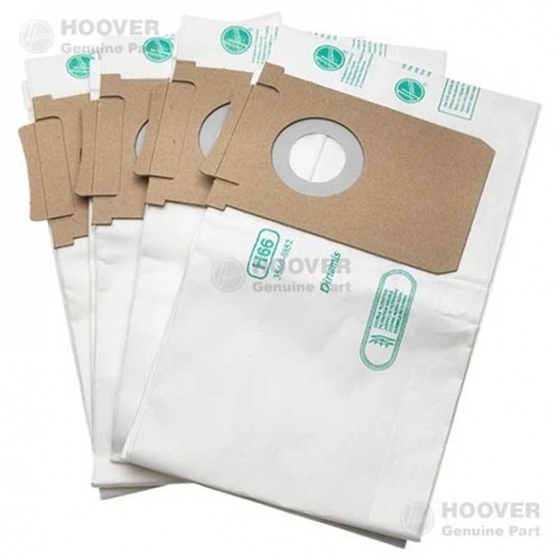 4pz SACCHETTI IN MICROFIBRA ASPIRAPOLVERE BIDONE HOOVER DINAMIS - originali - HOOVER