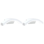 Applique per Esterni con LED 2 pz Bianche Alluminio Pressofuso CFW8169781