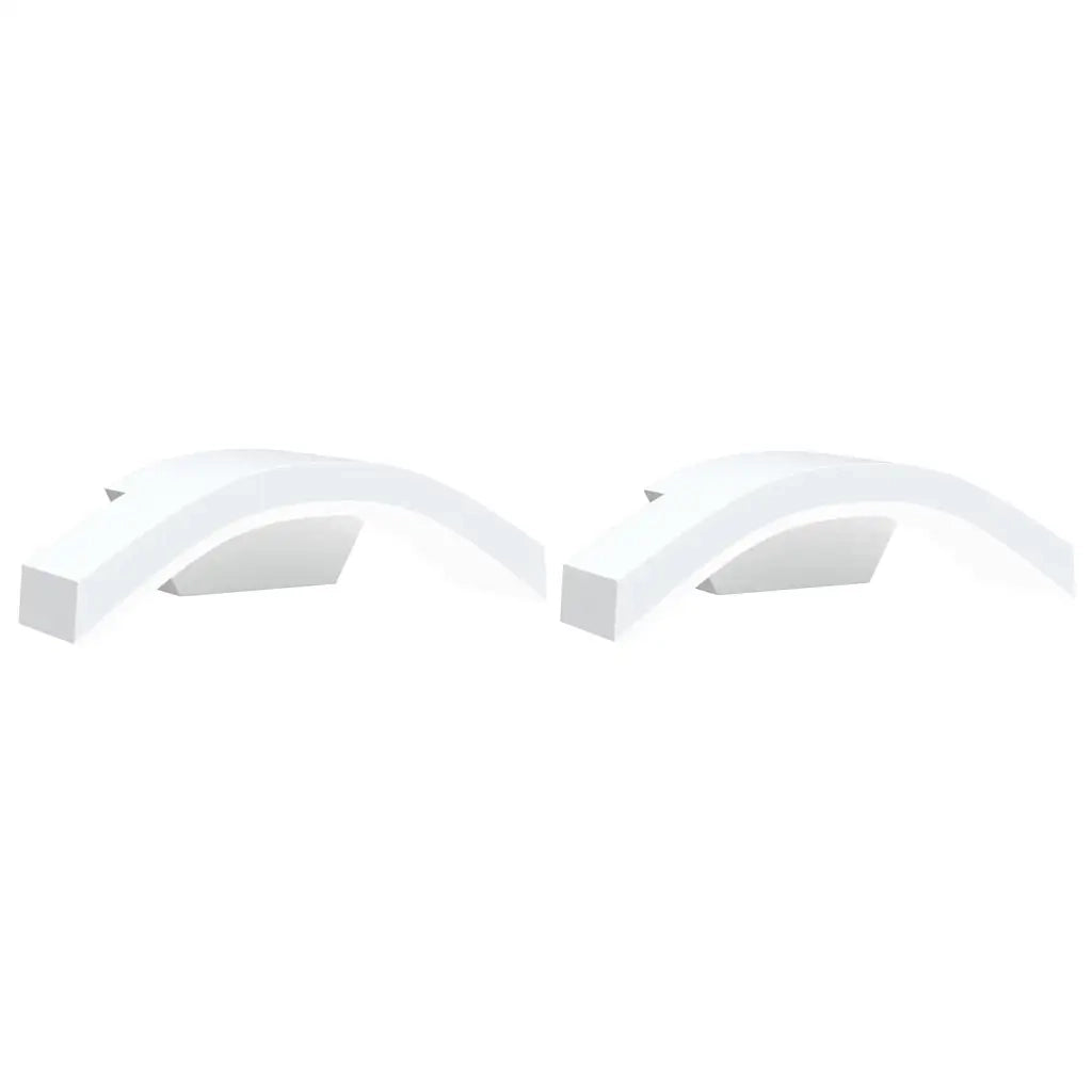 Applique per Esterni con LED 2 pz Bianche Alluminio Pressofuso CFW8169781