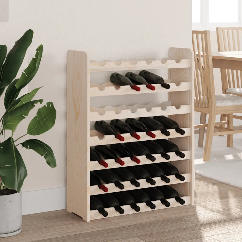 Portavini 67,5x25x87 cm in Legno Massello di Pino 4007559