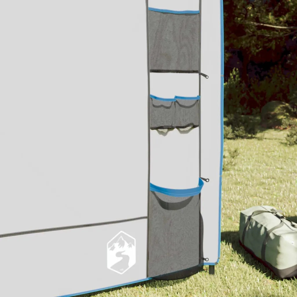 Organizzatore da Tenda Appeso Grigio e Blu 320 x 182 cm Oxford 42001149