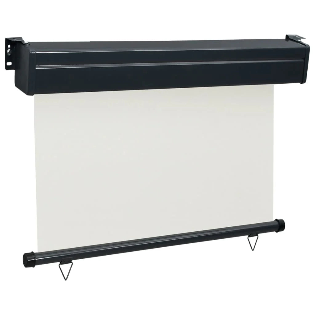 Tenda da sole laterale retrattile/schermo privacy per patio giardino terrazza balcone 120 x 250 cm crema 02_0007008