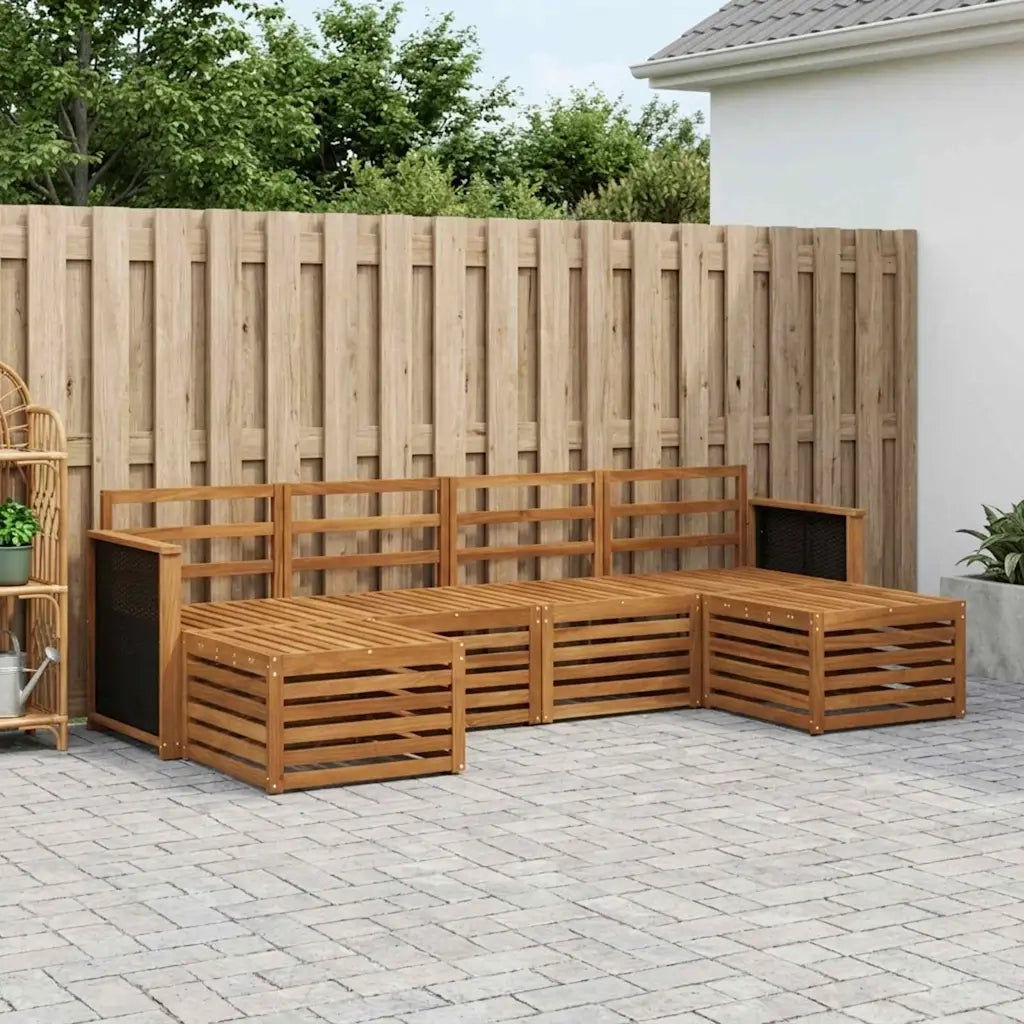 Set divani Legno di Acacia Massello 3384670