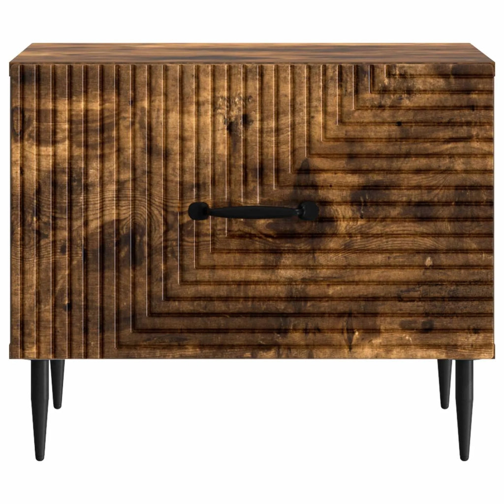 Tavolino da salotto con cassetto Rovere Fumo 49 x 50 x 40 cm 894970