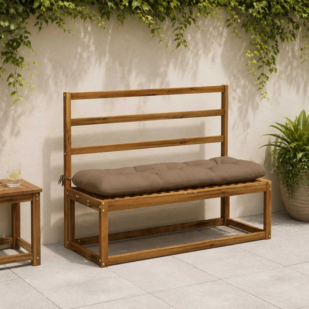 Cuscino per panchina VIANEN 100% Poliestere Tortora 952298