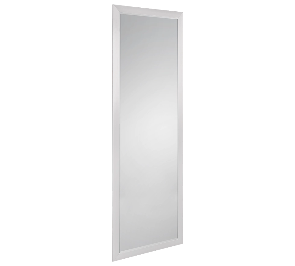 JULIETTE SPECCHIO DA PARETE CORNICE ALLUMINIO ARGENTO INSTALLABILE VERTICALMENTE ED ORIZZONTALMENTE 50X150CM
