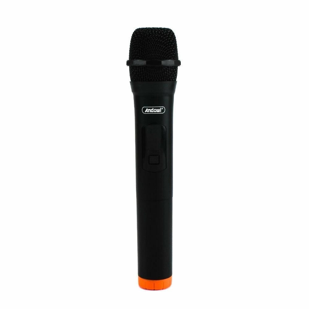 Trade Shop - Microfono Vocale Karaoke Portatile Ricevitore Wireless Professionale Ricarica Usb Q-mic555 -