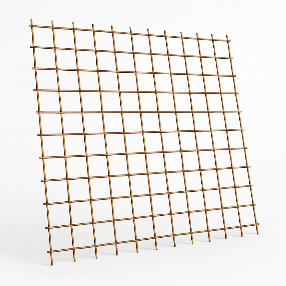 Set rete elettrosaldata ferro grezzo Ø 8 mm maglia 20 x 20 cm fogli 1,5 x 1 m *** pezzi 20 fogli, confezione 1