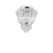 Lampada Da Soffitto Dubai Pl3 Cromo Ideal-Lux