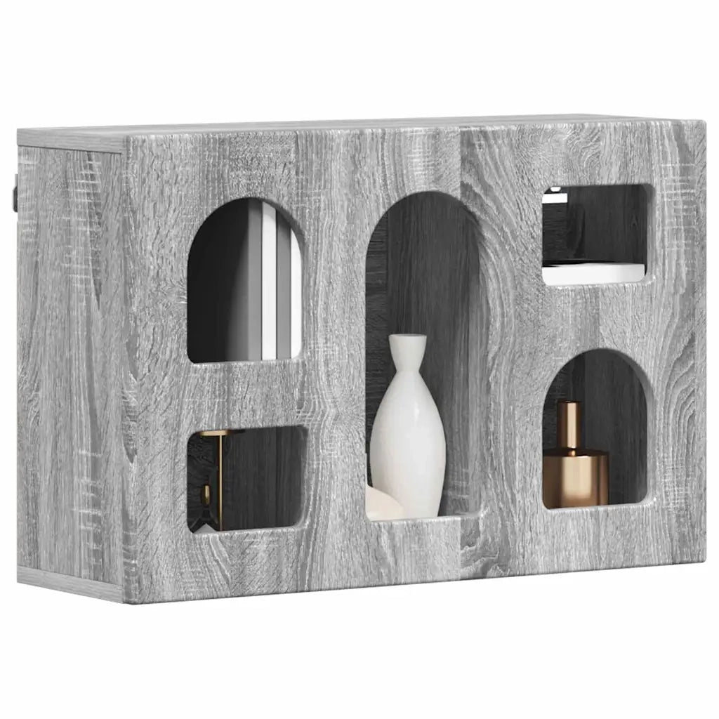 Armadio pensile Grigio Sonoma 60 x 20 x 40 cm Legno multistrato