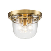 Plafoniera bagno Whistling Quoizel Ø33 3xE27 ottone