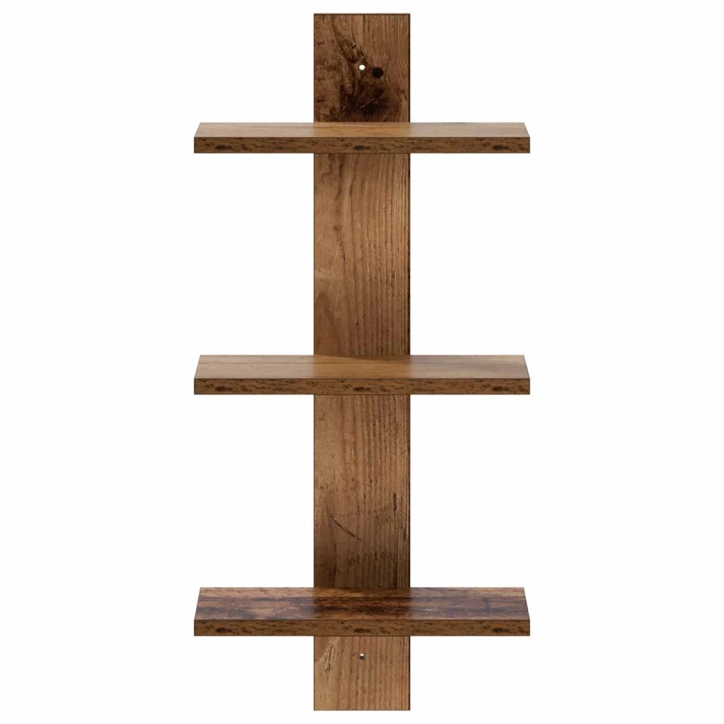 Scaffale da parete Legno di quercia 30 x 13.5 x 64.5 cm 8020319