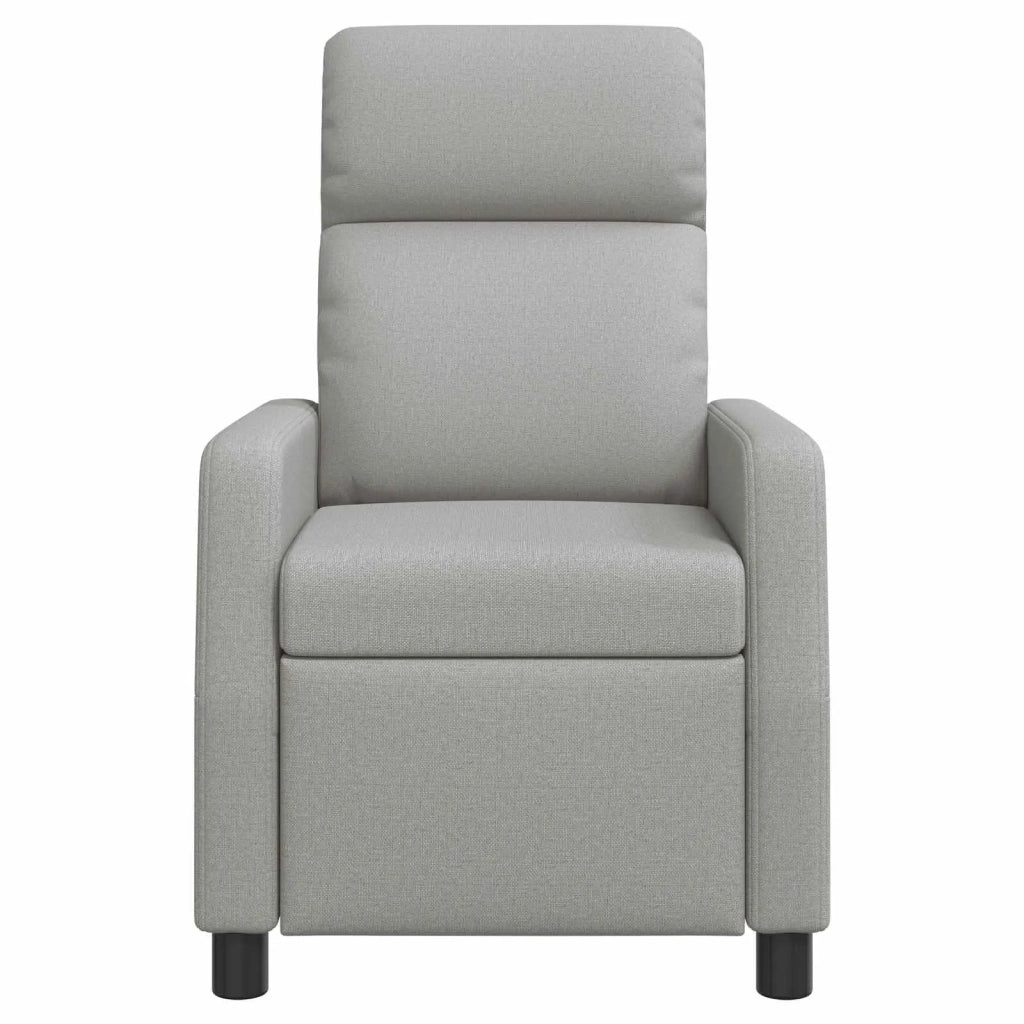 Divano Sedia-Poltrona reclinabile Grigio Nuvola Tessuto 853273