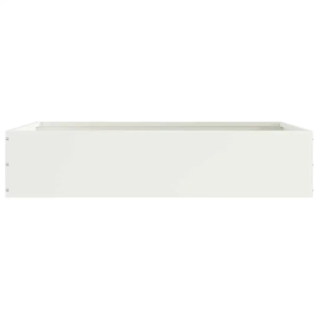 Bordura per Prato Bianco 60 x 60 x 13 cm Acciaio CFW6775444