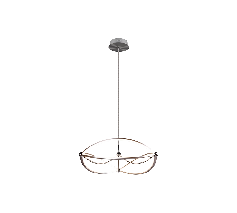 Lampada a Sospensione Interno Ellissi Acciaio 62 cm Charivari GD Trio GD Trio