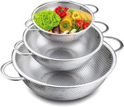 Cucina Trifunzionale Opaca in Acciaio Inossidabile (16,5 cm + 22,5 cm + 28,5 cm)