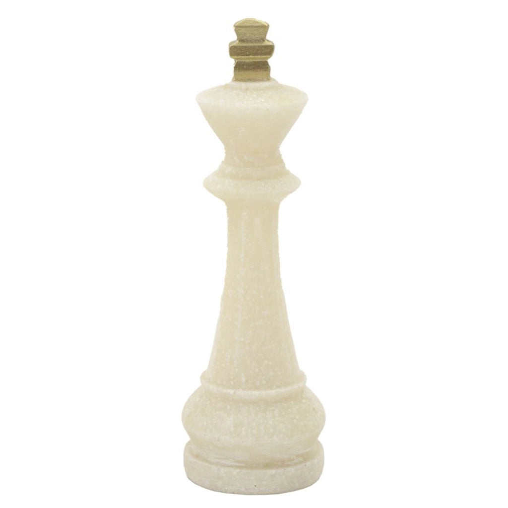 Scultura Scacchi 6, Bianco, Poliresina, 4,4x4,4x10,3 cm