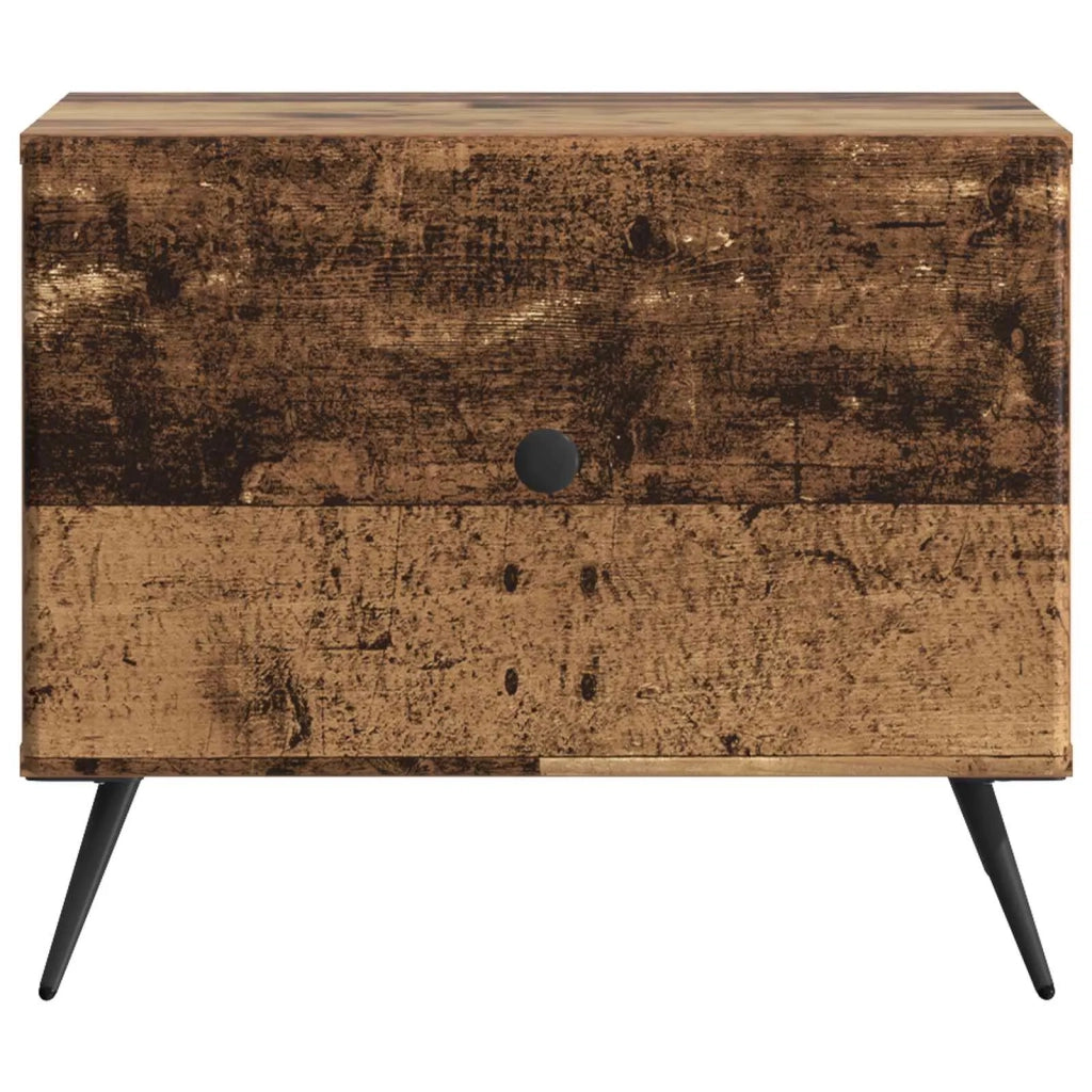 Tavolino da salotto con cassetto Legno antico 49 x 50 x 40 cm