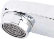 Valvola di ritardo per la vasca da bagno in acciaio inox, chiusura automatica, risparmio d'acqua, ingresso G1/2, per uso interno, con filo da installazione.