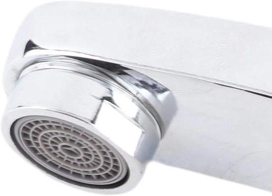 Valvola di ritardo per la vasca da bagno in acciaio inox, chiusura automatica, risparmio d'acqua, ingresso G1/2, per uso interno, con filo da installazione.