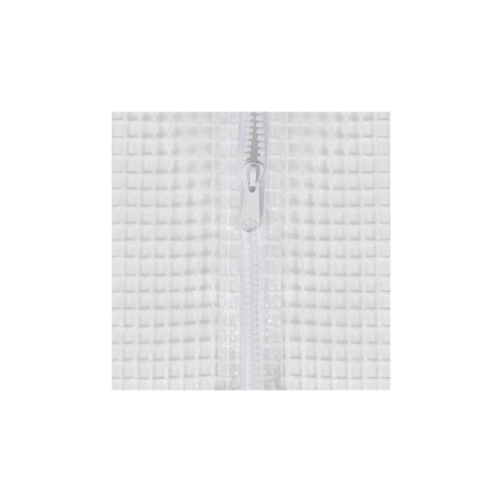 IDMarket - Telone di ricambio da 130 g/m² per serra da 12 m², bianco ZEBRA