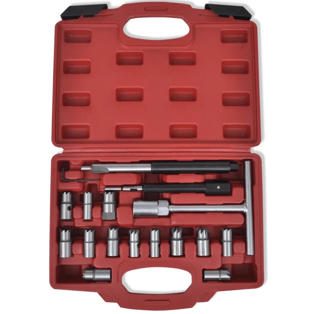 Set Fresa Iniettore Diesel 17 pz per la Seat 210282