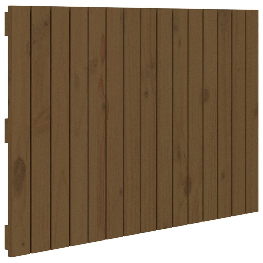 Testiera da Parete Ambra 95,5x3x60 cm in Legno Massello di Pino