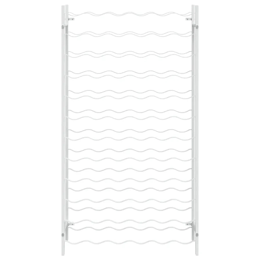 Portabottiglie per 72 Bottiglie Metallo Bianco CFW5640763
