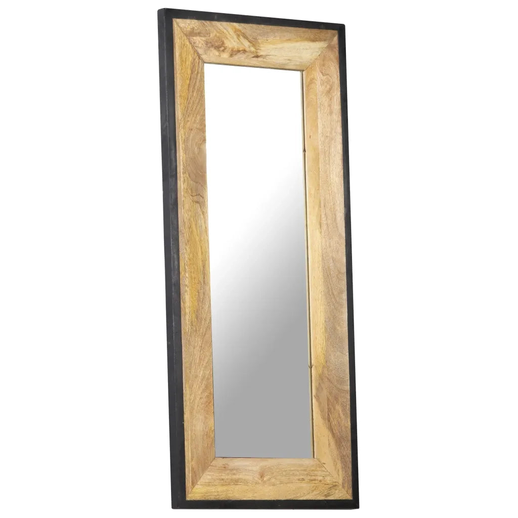 Specchio 110x50 cm in Legno Massello di Mango cod mxl 57225