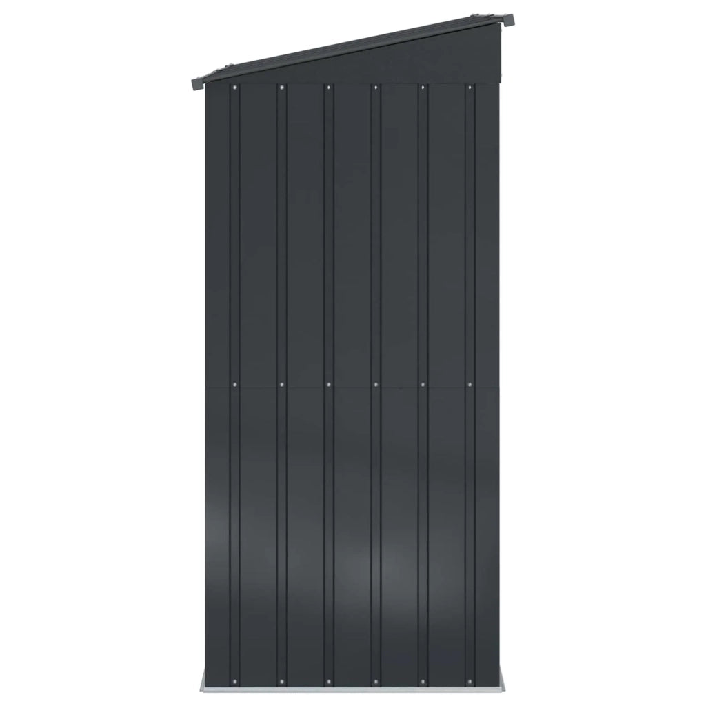 Casette da giardino Antracite 137 x 81 x 180 cm Metallo