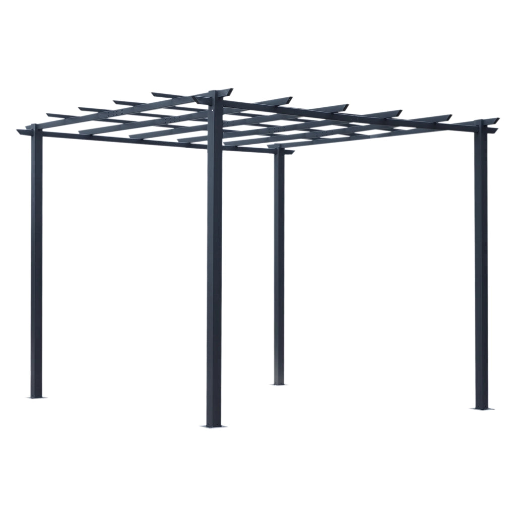Pergolato per Rose ¨C zephmum ¨C Metallico Nero 297x295x230 cm