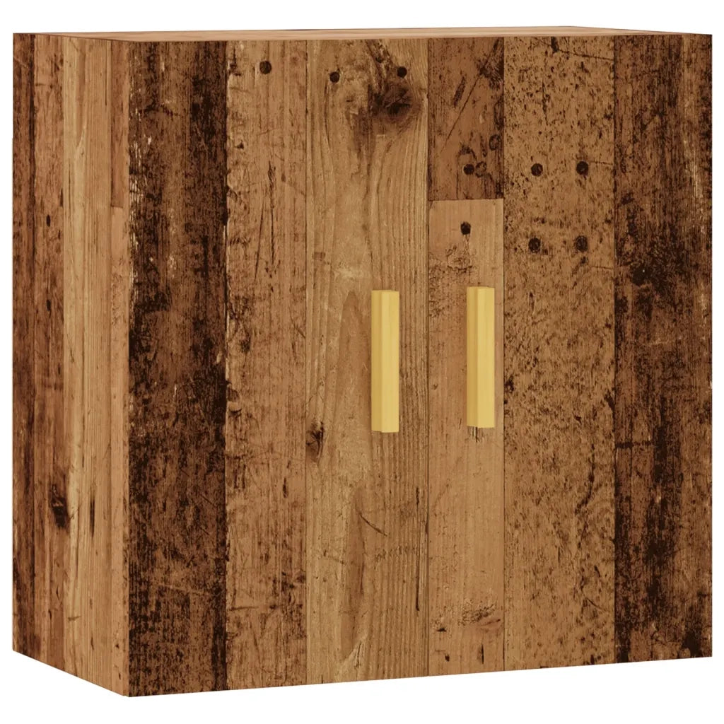 Armadietto a Muro Legno Vecchio 60x31x60 cm in Truciolato