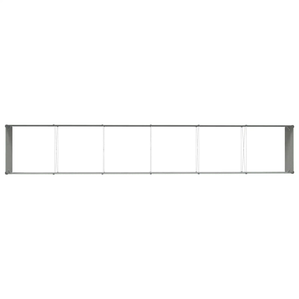 Fioriera Verde Pastello 580 x 100 x 45 cm Acciaio zincato